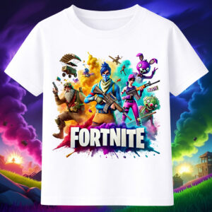 Детска тениска 2086d Fortnite Colorful
